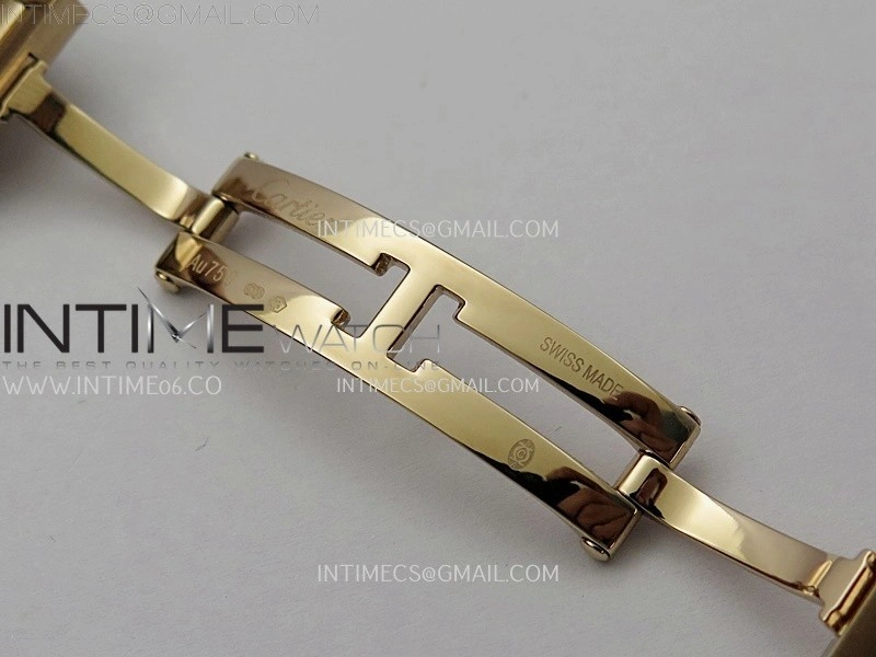 Tank Francaise Ladies 21.2mm Diamond Bezel RG 8848F 1:1 Best Edition Silver Dial on RG Bracelet Ronda Quartz V2